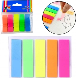 Samoljepljivi pravokutni šareni indeksni listići 45x12 mm