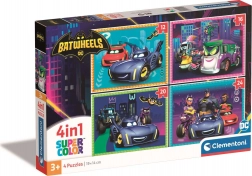 Puzzle Batwheels 4u1 (12, 16, 20, 24 dijelova)