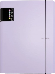 Trokutne laminirane mape s gumicom Pastelini – Ljubičasta