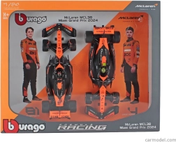 Bburago 1:43 McLaren MCL38 2024 – dvostruko pakiranje Norris i Piastri