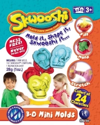 Skwooshi kolekcionarske vrećice s plastelinom i 3D mini kalupom