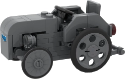 Konstruktor BRIXIES Plus MASSEY FERGUSON TEA 20 Mini – povijesni traktor (69 dijelova)