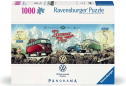 RAVENSBURGER panoramske puzzle preko Alpa s VW, 1000 dijelova