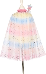 Souza dječji kostim – plašt jednoroga s obručem za kosu i čarobnim štapićem (5–7 godina)