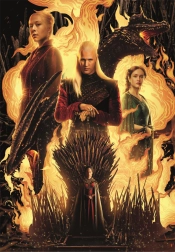 CLEMENTONI Puzzle Igra prijestolja: Kuća Zmaja 500 dijelova