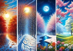 Puzzle Vrata godišnjih doba 1000 dijelova