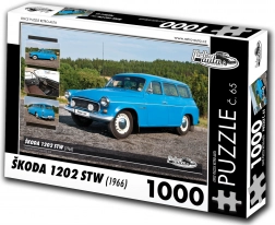 Puzzle RETRO-AUTA Škoda 1202 STW 1000 dijelova