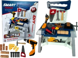 Dječja radionica s alatom i akumulatorskom bušilicom, 52 dijela