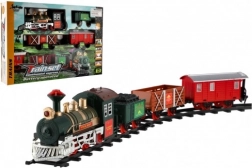 Vlak s lokomotivom sa zvukom i svjetlom na baterije