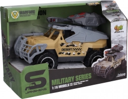 Vojno vozilo s topom i svjetlosnim i zvučnim efektima