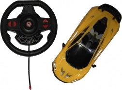 RC auto 1:16 s upravljačem u obliku volana, svjetla i zvukovi (27 MHz, 20 km/h)