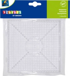 PLAYBOX povezive podloge za peglanje perlica – kvadrat, 2 kom