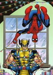 Puzzle Spiderman i Wolverine 1000 dijelova Trefl Premium Plus