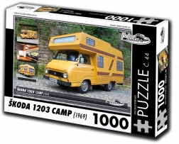 Puzzle RETRO-AUTA ŠKODA 1203 Camp (1969) – 1000 dijelova