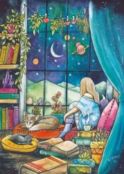 slagalica Magnolia po sumraku 1000 dijelova