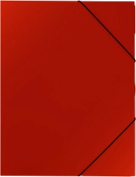 Plastična mapa s gumicom A4, crvena