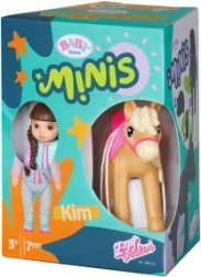 BABY born Minis lutkica Kim s konjićem i mrkvicom