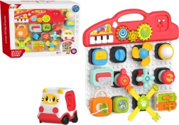 Interaktivna senzomotorička ploča s klavirom za djecu