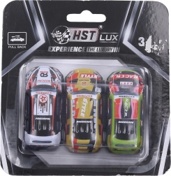 Metalni autići na navijanje – set od 3 kom