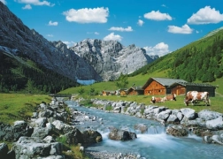 RAVENSBURGER Puzzle Planina Karwendel, Austrija 1000 dijelova