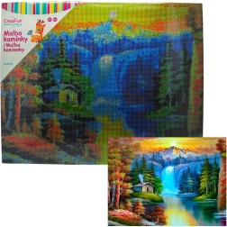 Dijamantno slikanje Slap 40 × 50 cm