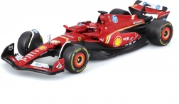 metalni model bburago 1:43 ferrari sf-24 charles leclerc s figurom vozača u poklon kutiji