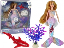 Lutka Emily morska vila s dodacima ružičasta