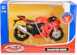 Model motocikla 1:18 Suzuki GSX‑R1000 crveni