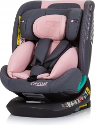 Autosjedalica CHIPOLINO Supreme i-Size 40–150 cm s ISOFIX-om i rotirajućom bazom 360° – Flamingo