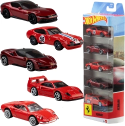 Hot Wheels Ferrari set 5 metalnih autića 1:64