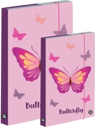 Set kutija za bilježnice A4 i A5 s motivom leptira