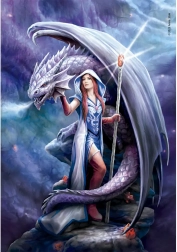 Clementoni Puzzle Zmajska Čarobnica 1000 Dijelova