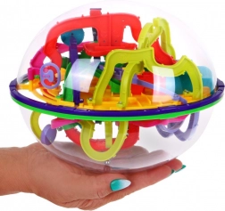 Magična 3D kugla s labirintom za djecu 6+, 299 razina – logička i vještinska igra