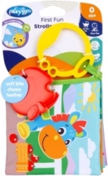 Playgro viseća knjižica za kolica s grizalom