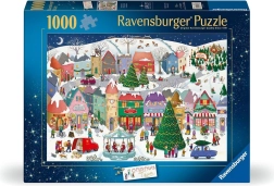 Ravensburger puzzle Božićni grad 1000 dijelova