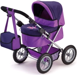 Bayer Trendy deep doll pram, purple