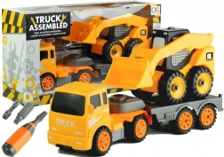 Dva građevinska vozila s alatima za odvrtanje