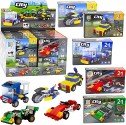 Kreativni set za slaganje City vozila 2-u-1