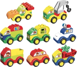 L-W Toys Junior kocke automobili, 62 kom