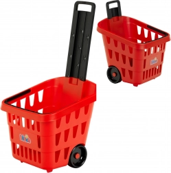 Crvena dječja kolica za kupovinu THEO KLEIN