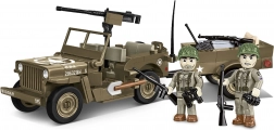 Konstrukcijski set COBI Jeep WILLYS MB s prikolicom 1:35