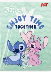 Bilježnica s kvadratićima A5 Lilo i Stitch