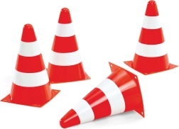 Rolly Toys prometni čunjevi – set od 4 signalna čunja