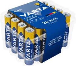 Alkalne baterije AAA VARTA Longlife Power 24 kom, premium pakiranje