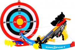 Samostrel za djecu (6+) Sportski set 7 kom. + Meta + 4 strijele + Toba + Nišan
