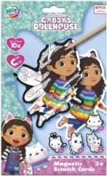 Magnetske izgrebne sličice Gabinin čarobni kućica – set od 10 kom