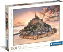 Puzzle od 1500 dijelova – The Mont Saint-Michel Rising (Clementoni)