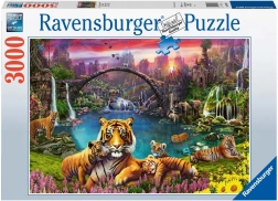Puzzle Ravensburger Tigrovi u Raju 3000 dijelova
