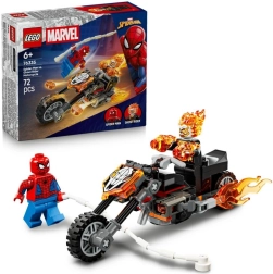 Spider‑Man vs. Ghost Rider na motoru – akcijski LEGO Marvel set