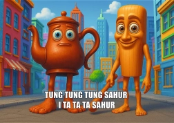 Trefl puzzle BrainRots: Tung Tung Sahur 200 dijelova